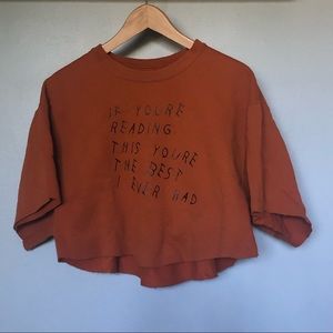 Baggy Cropped Crop Top